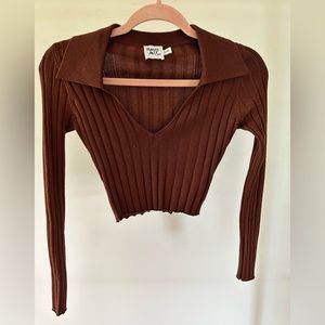 Princess Polly Long Sleeve Crop Top